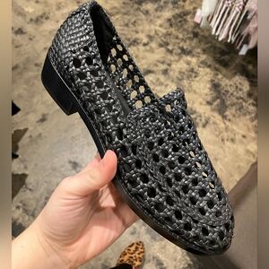 Rachel Comey Black Woven Flats